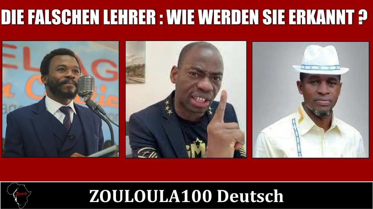 Die falschen Lehrer : wie werden sie erkannt ? | Zouloula100 Deutsch