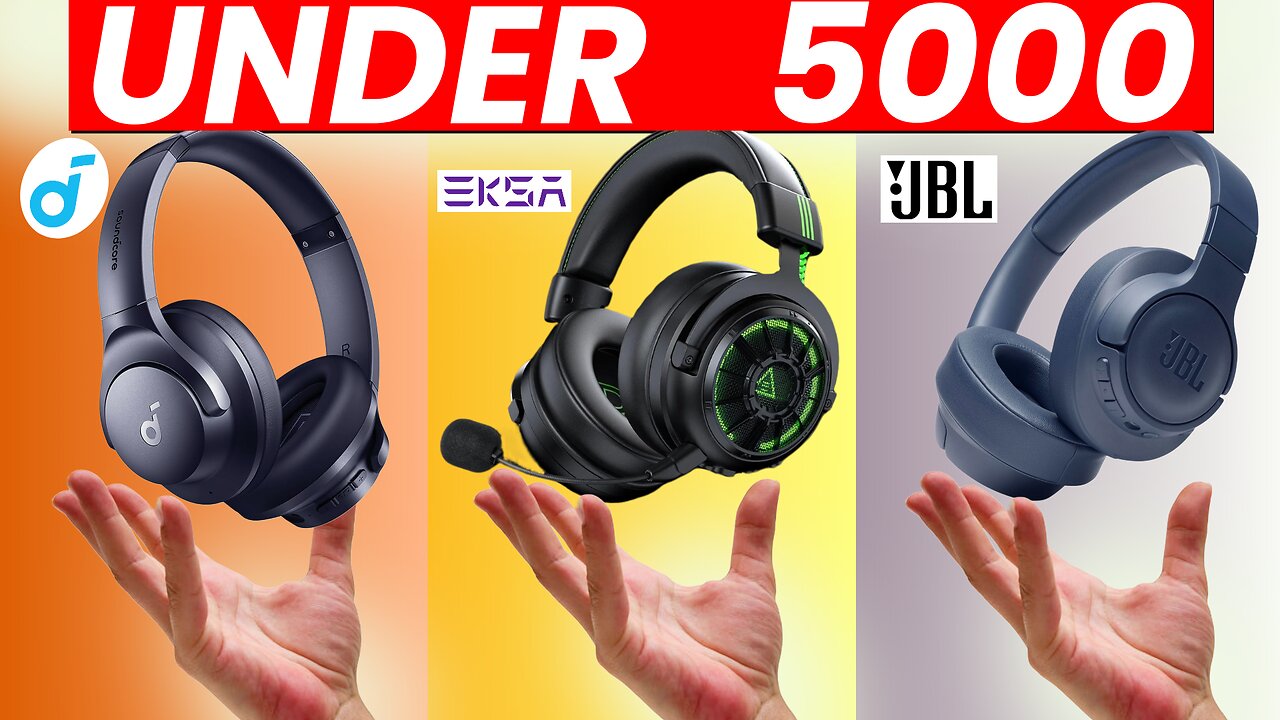 3 Value for Money Headphones Under 5000 in 2024 😱 Latest Premium Gaming Headphones