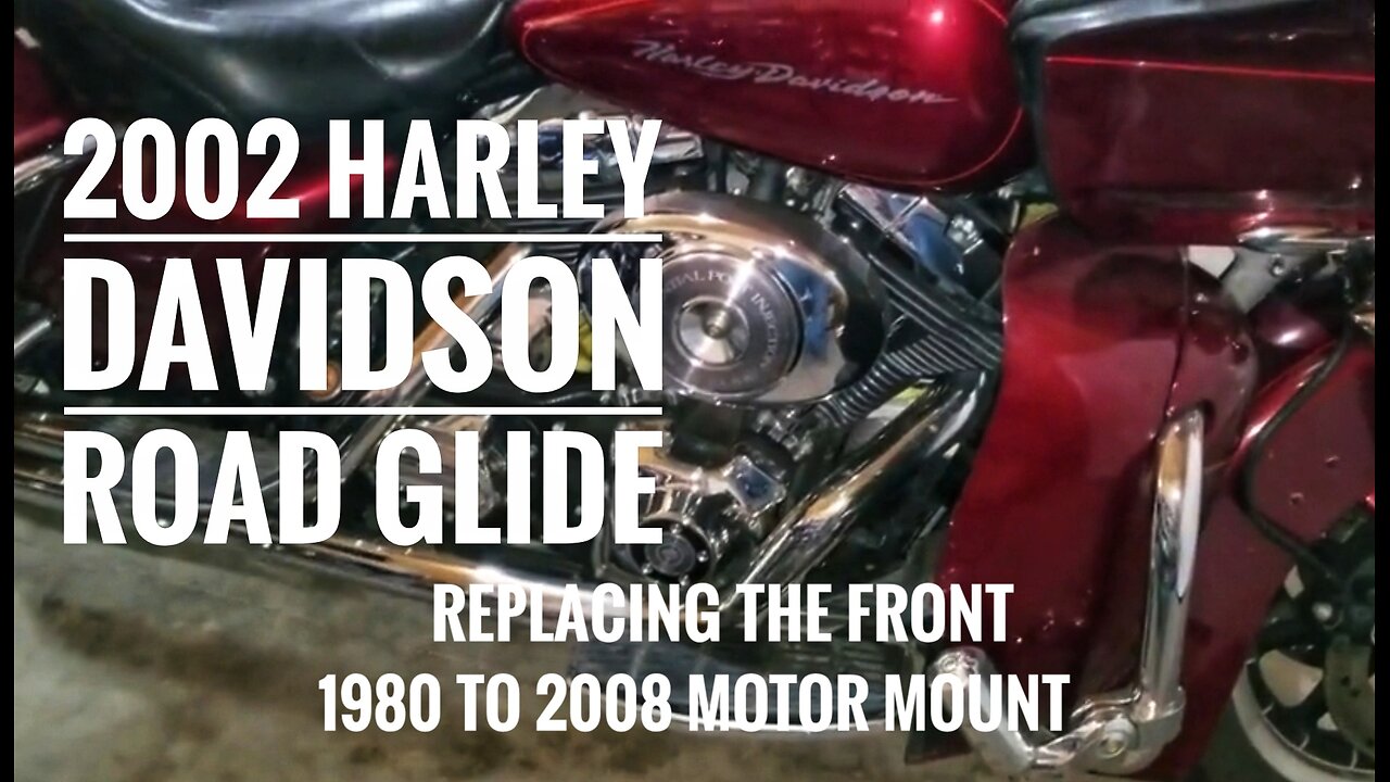 2002 Harley Davidson Road Glide, Replacing the front mount