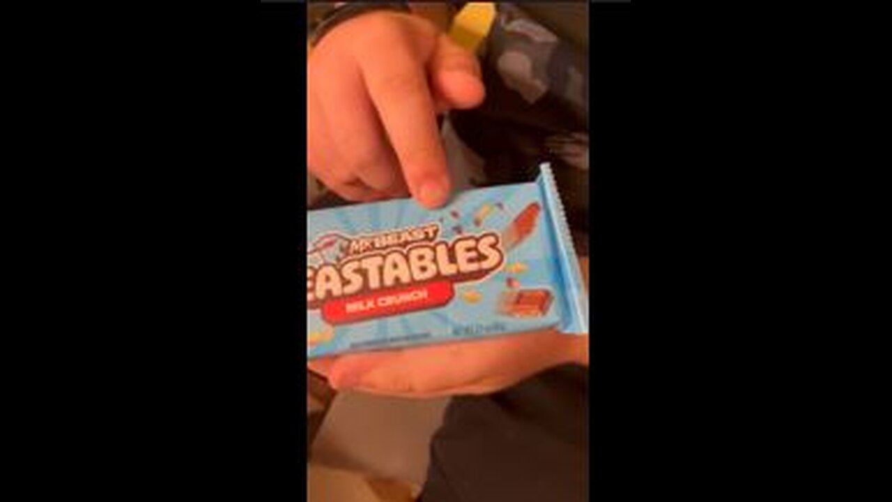Mr Beast Feastables Milk Crunch #food
