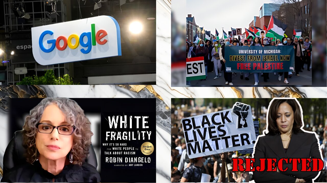 Robin D'Angelo PLAGIARISM?, University Police State, Google VS Journalism, BLM REJECTS Kamala