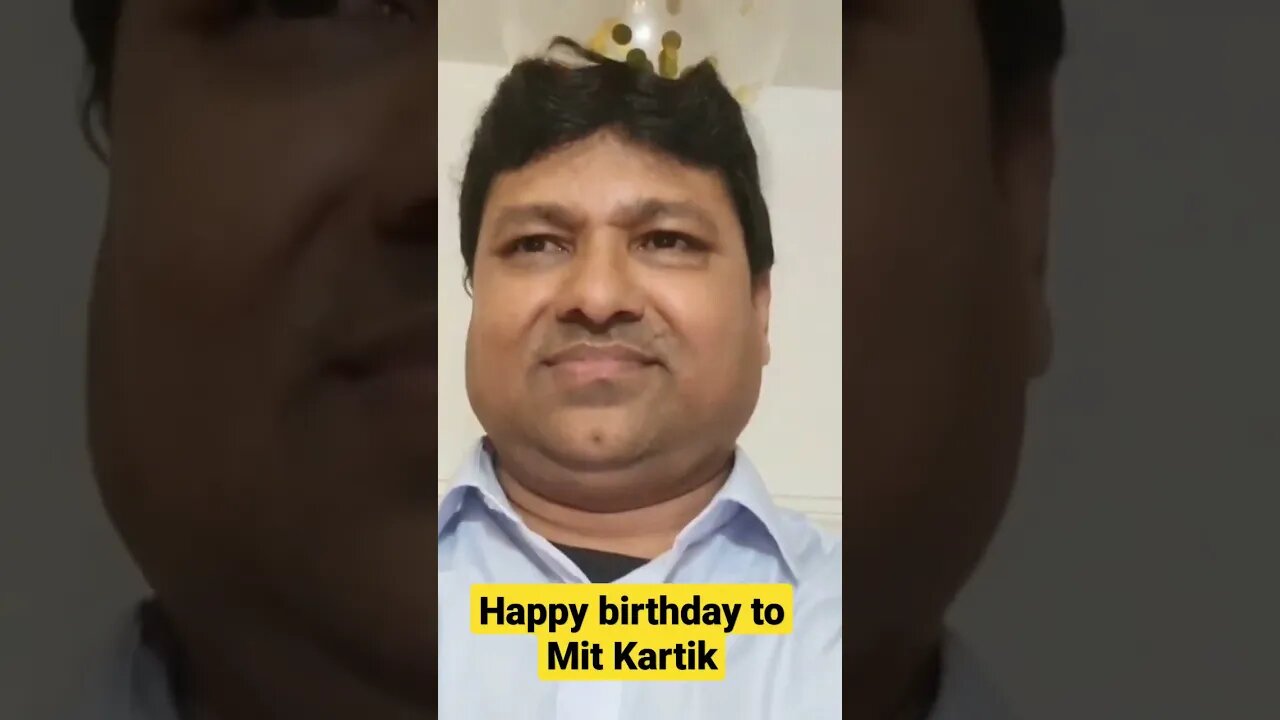 Happy birthday to Mit Kartik #reels #shorts #birthday #onlyevents