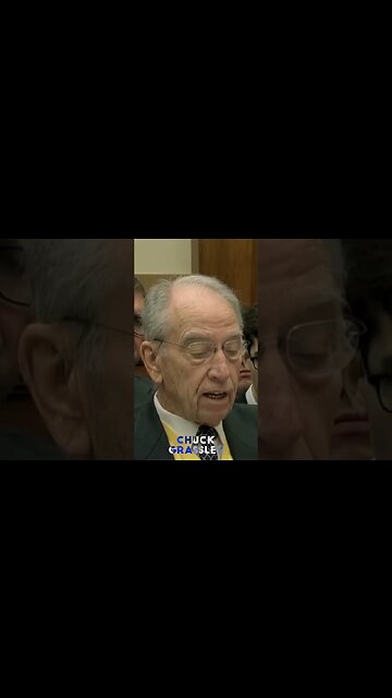 Chuck Grassley, Chairman Schiff Claimed Without ANY Evidence