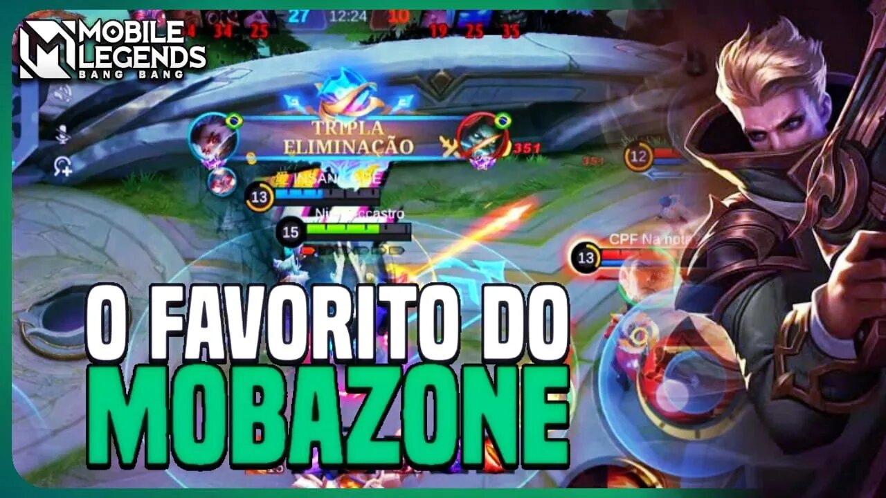 ESSE É UM DOS HERÓI FAVORITOS DO MOBAZANE NA JUNGLE | MLBB