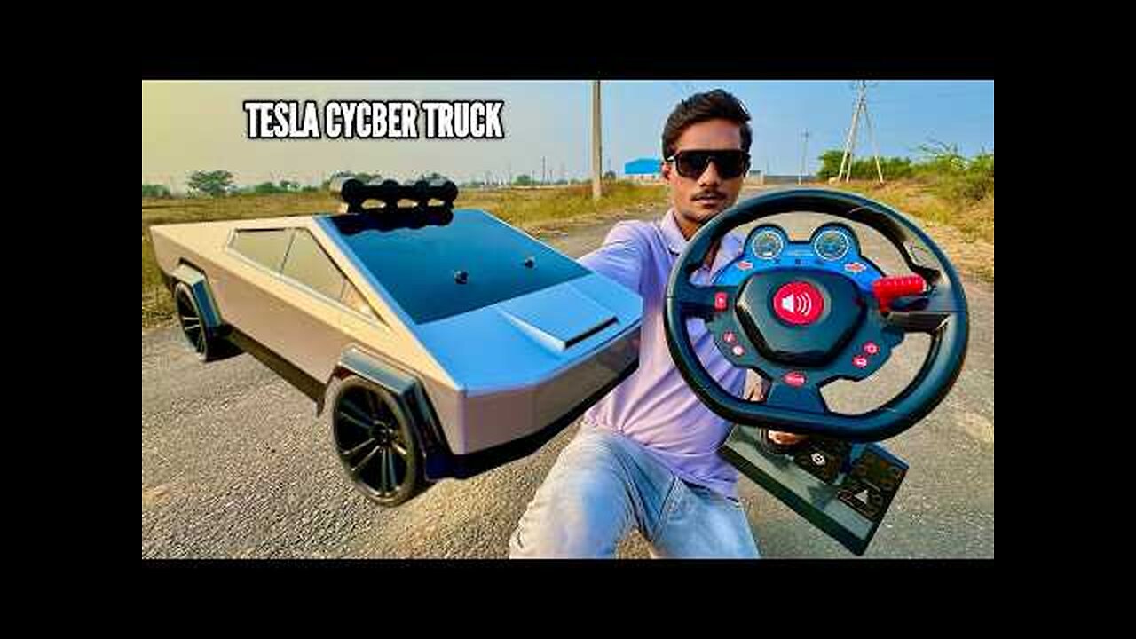 RC New Fastest Tesla Cyber Truck 2025 Unboxing & Race Testing - Chatpat toy TV