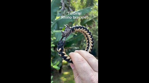 Rhino bracelet tutorial