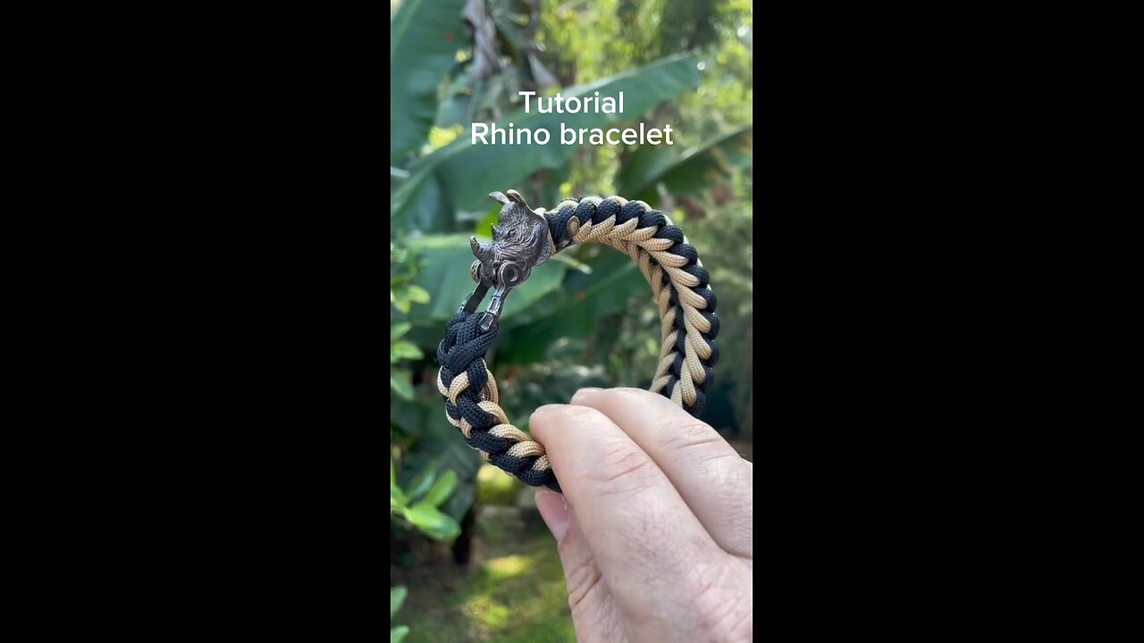 Rhino bracelet tutorial