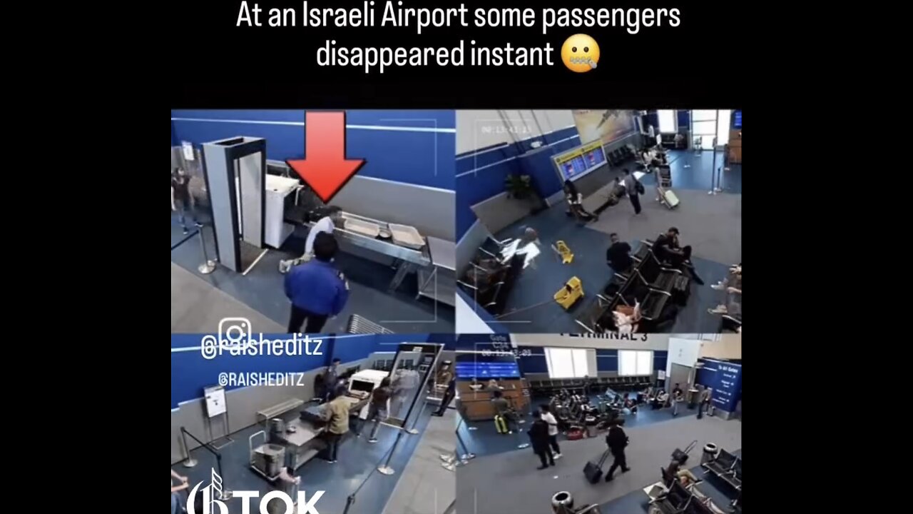 PASSENGERS MYSTERIOUSLY DISAPPEAR🇮🇱✈️🛄🛃🚻AT AN AIRPORT IN ISREAL🫥💫