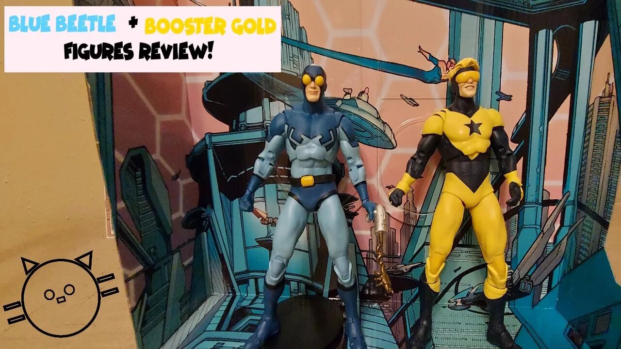 Blue Beetle & Booster Gold (McFarlane Toys) Figures Review!