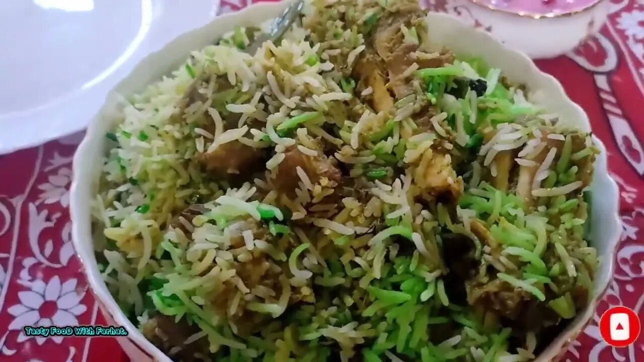 Smokey Green Mutton Biryani | Easy Mutton Biryani | Mutton Smokey Biryani | Mutton Dum Biryani,