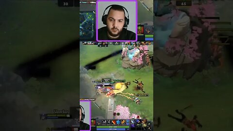 jug successful fountain dive - dota 2 - loutsos #shorts