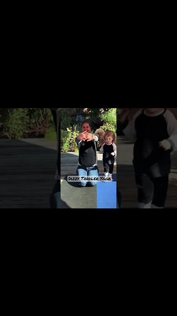 When running around in a circle is your yoga #sufidance #yogaforkids