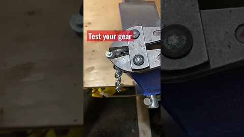 Bolt cutter testing before SHTF
