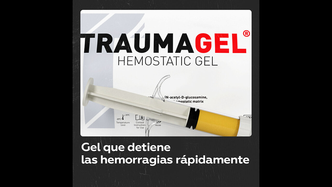 Este innovador gel podrá detener hemorragias en segundos