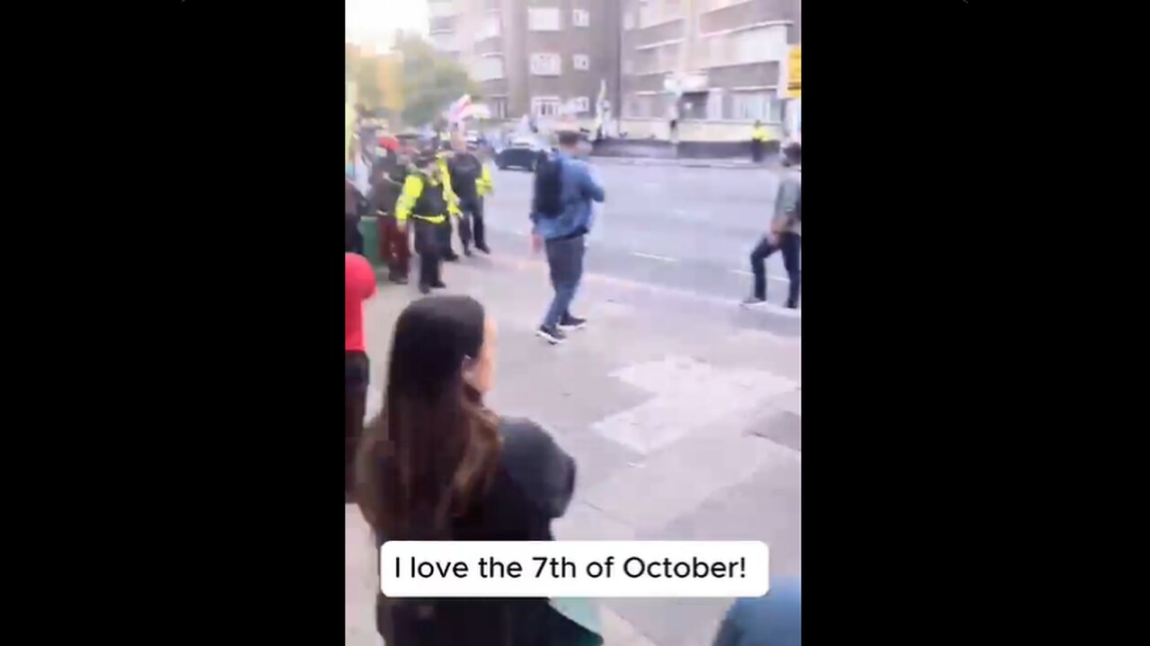 At a Palestine march in London organized by the Jewish International Anti-Zionist Network...