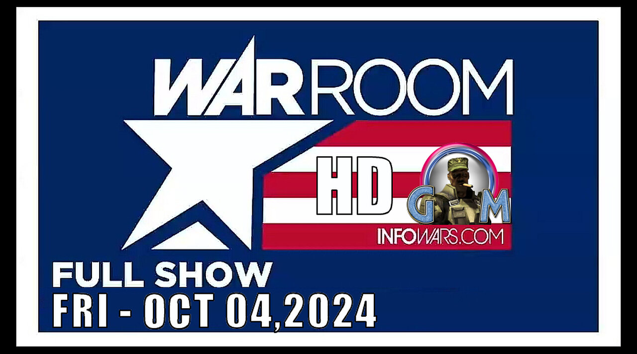 WAR ROOM (Full Show) 10_04_24 Friday HD