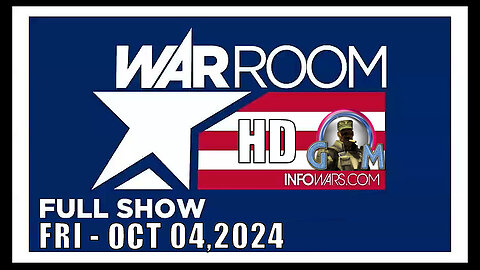 WAR ROOM (Full Show) 10_04_24 Friday HD