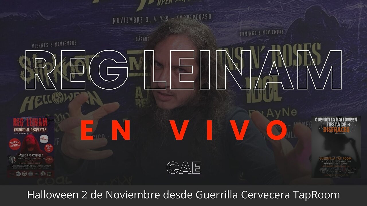 Reg Leinam - Cae (Tributo a Guillotina) Guerrilla Cervecera TapRoom