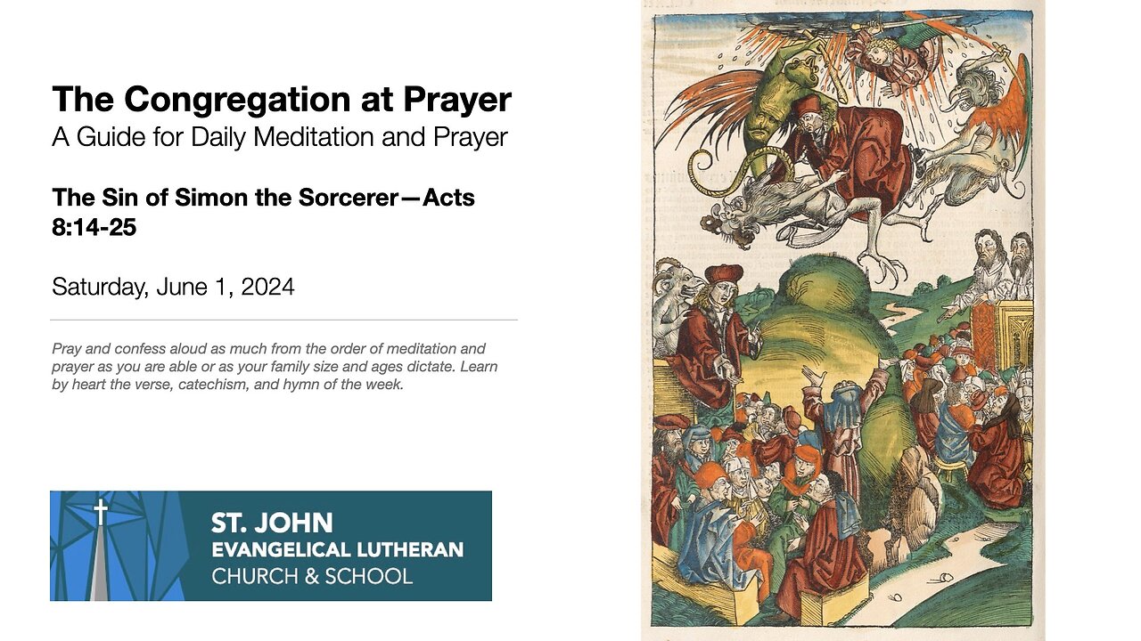 The Sin of Simon the Sorcerer—Acts 8:14-25