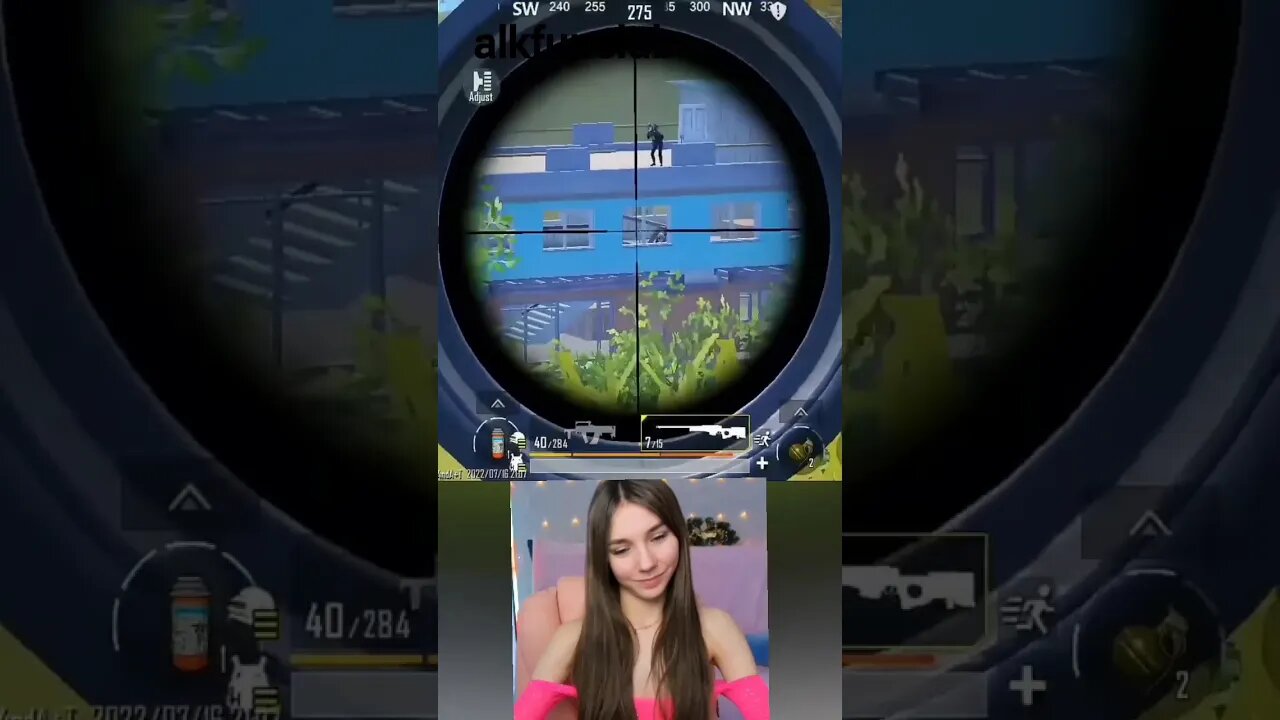 AWM Knock and Groza Rush on Full Squad Near Military Bridge | #shorts #short @alkfunclub