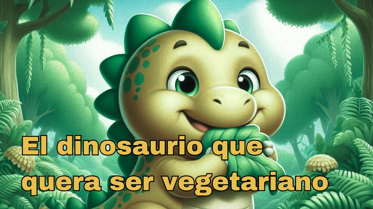 El dinosaurio que quería ser vegetariano.