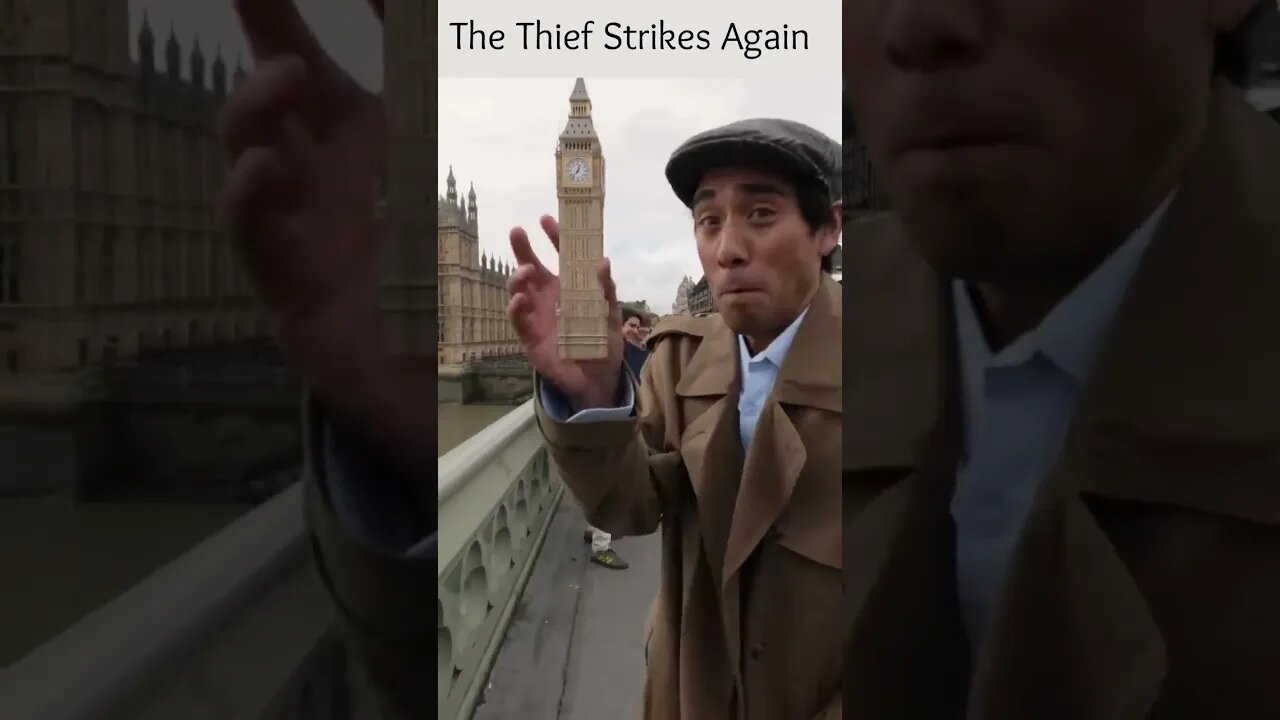 The Thief Strikes Again #zachking #tricks #shorts #shortvideo #short #bigben #illusion #thief #viral