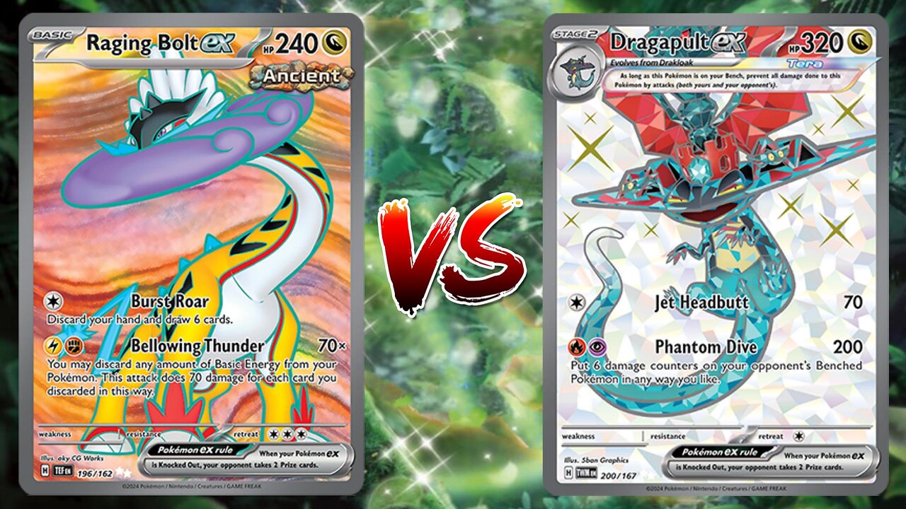 Pokemon TCG Live Raging Bolt EX Ogerpon EX VS Dragapult EX Xatu!!