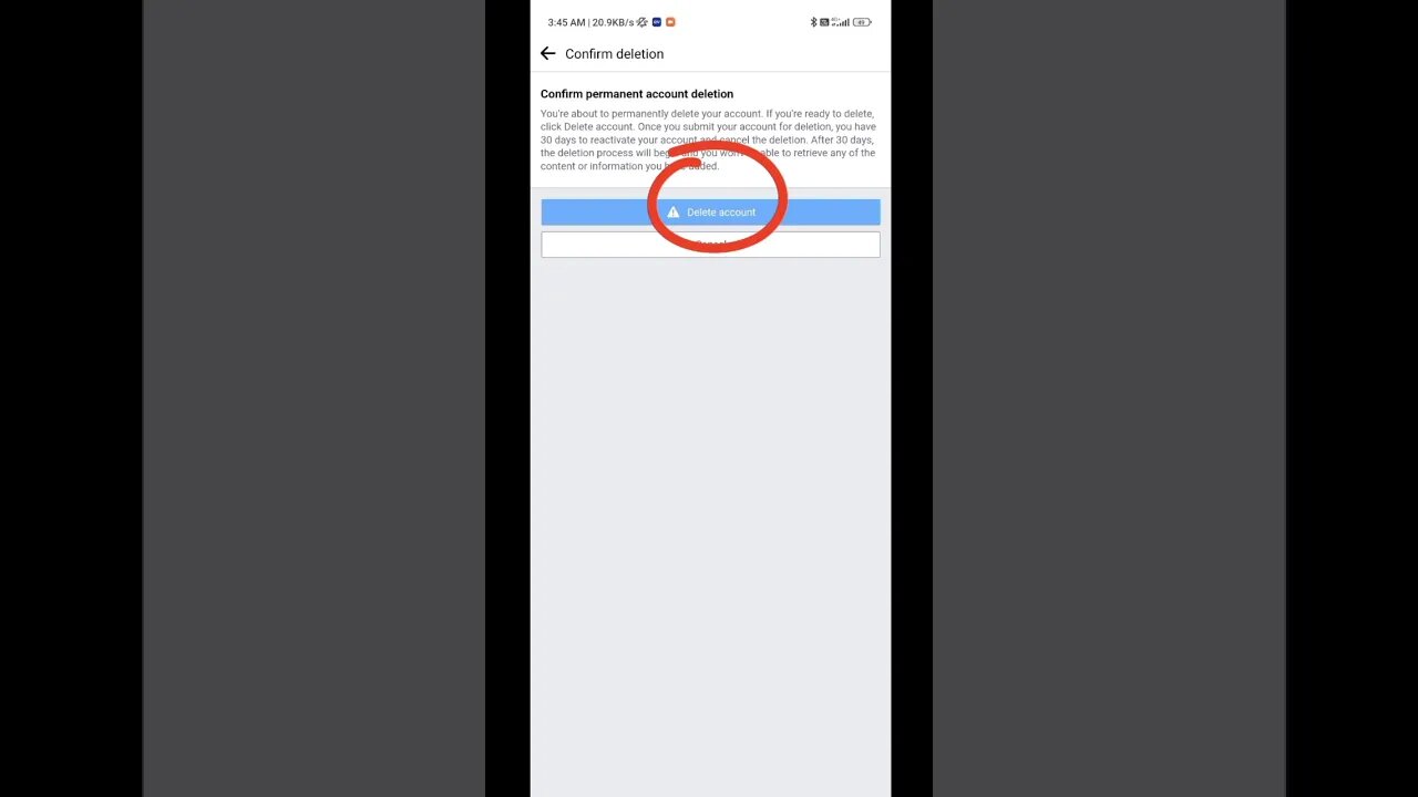 Delete Facebook Profile for Easy | How To Delete Facebook Profile #reels #youtubeshorts