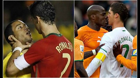 Ronaldo bicycle kick & fight