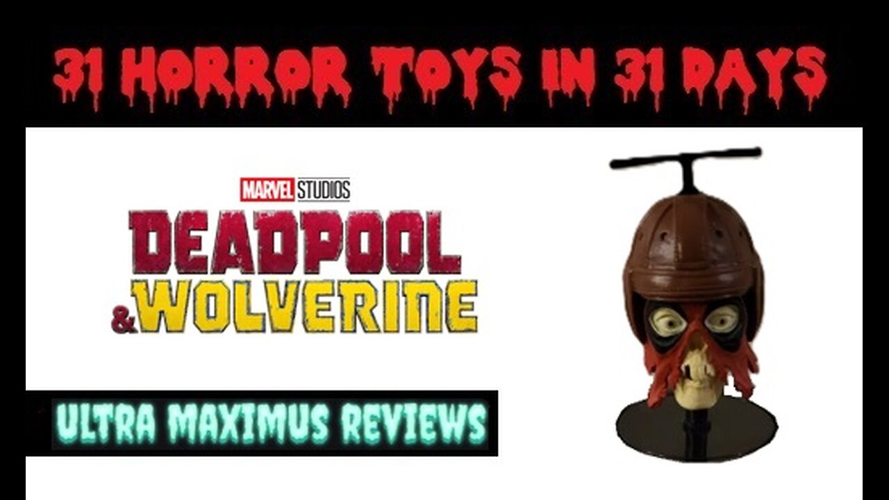 🎃 Headpool Drink Topper | Deadpool & Wolverine | 31 Horror Toys in 31 Days