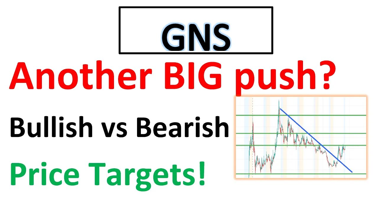 #GNS 🔥 Can it push up again? bullish VS bearish thoughts! $3.9-$4.2 battle! $GNS