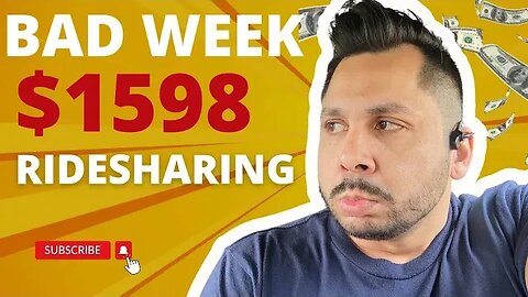 $1598 ridesharing in a week in February 2023 using my ebook strategies