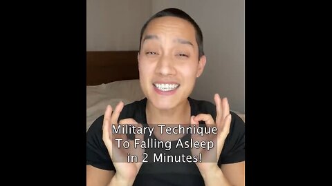 Military Technique To Falling Asleep In Two Minutes 
