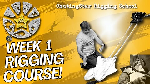 Week 1 of Rigging School wrap up