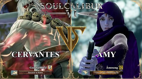 SoulCalibur VI — GumballRPZ (Cervantes) VS Amesang (Amy) | Xbox Series X Ranked