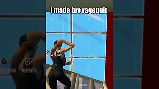 Bro really rage quit that fast #shorts #fortniteshorts #gaming