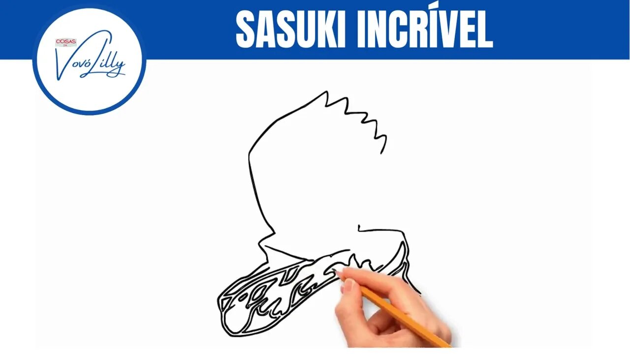 COMO DESENHAR | SASUKI INCRIVEL . PASSO A PASSO. MUITO FÁCIL