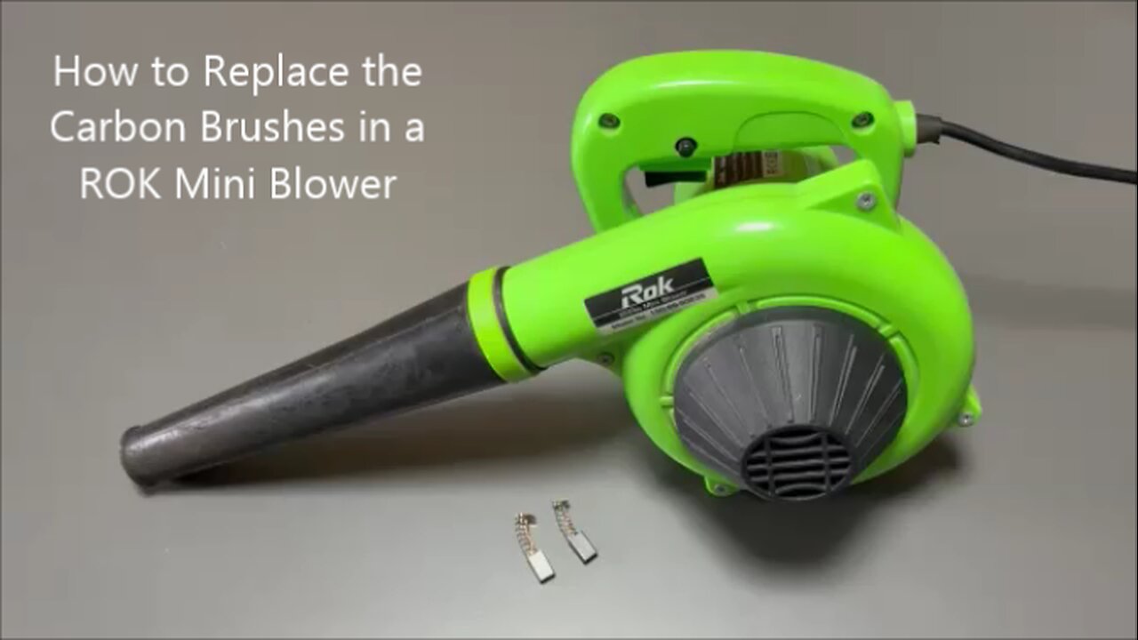 How to Replace the Carbon Brushes in a Rok Mini Blower