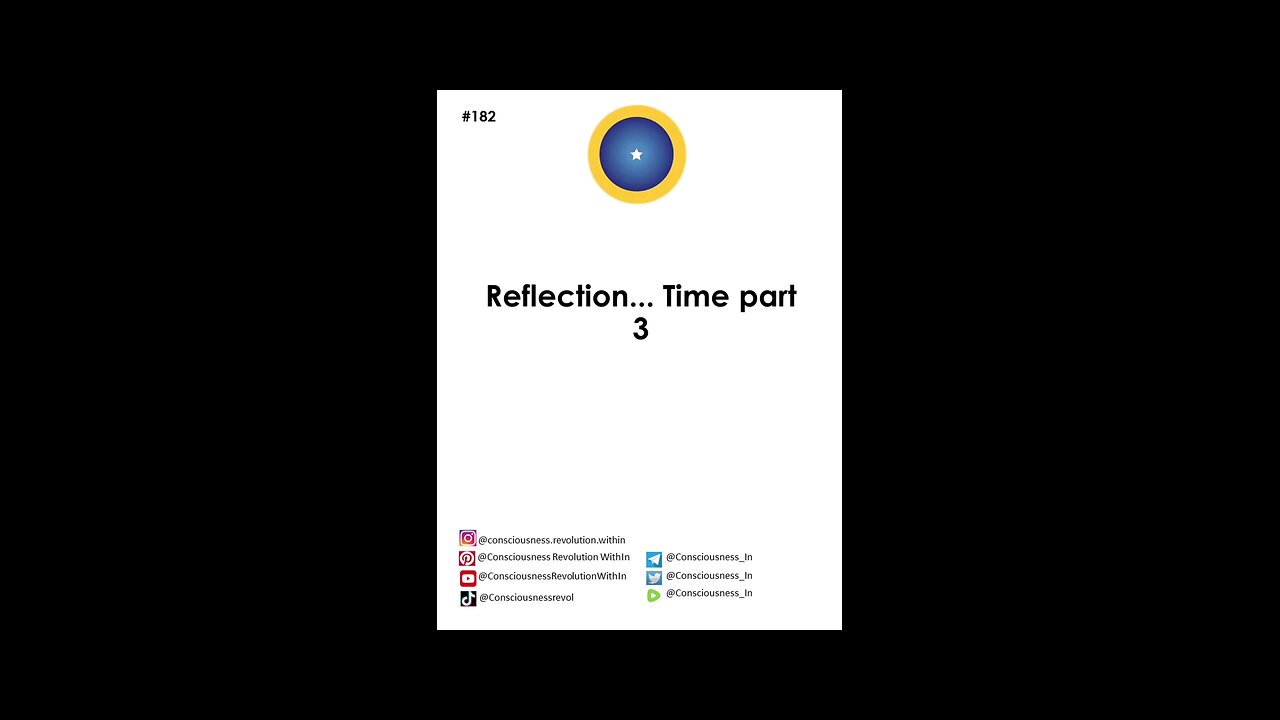 #182 Reflection...time part 3