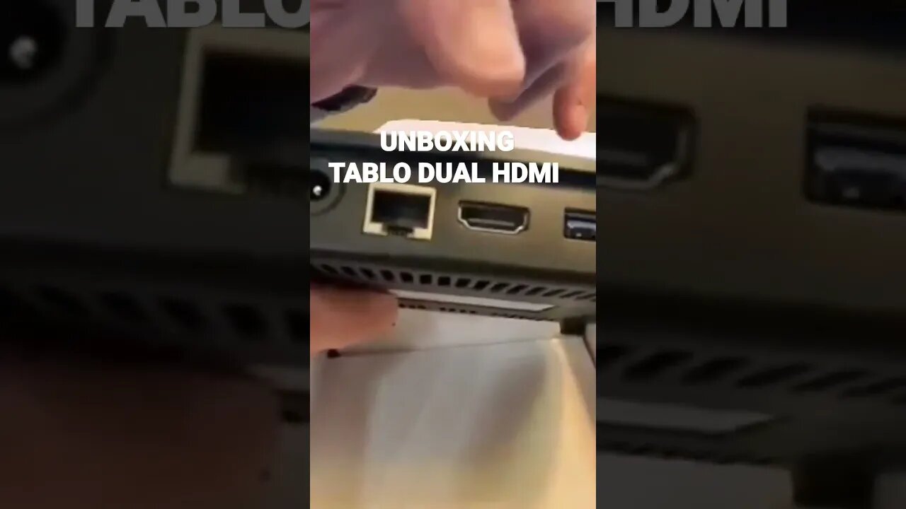 UNBOXING AND SETTING UP TABLO DUAL HDMI DVR