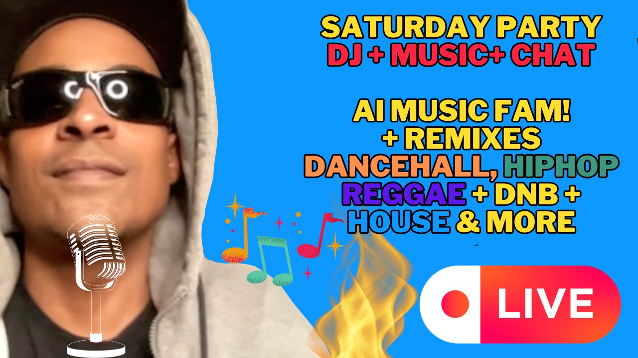 Saturday VIBES LIVE | AI Robot Music With DJ | BRAND NEW TRACKS & REMIXES