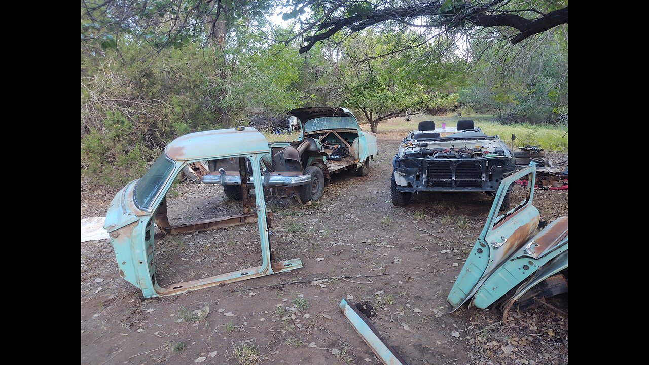 1954 Ford Customline body Swap done-ish