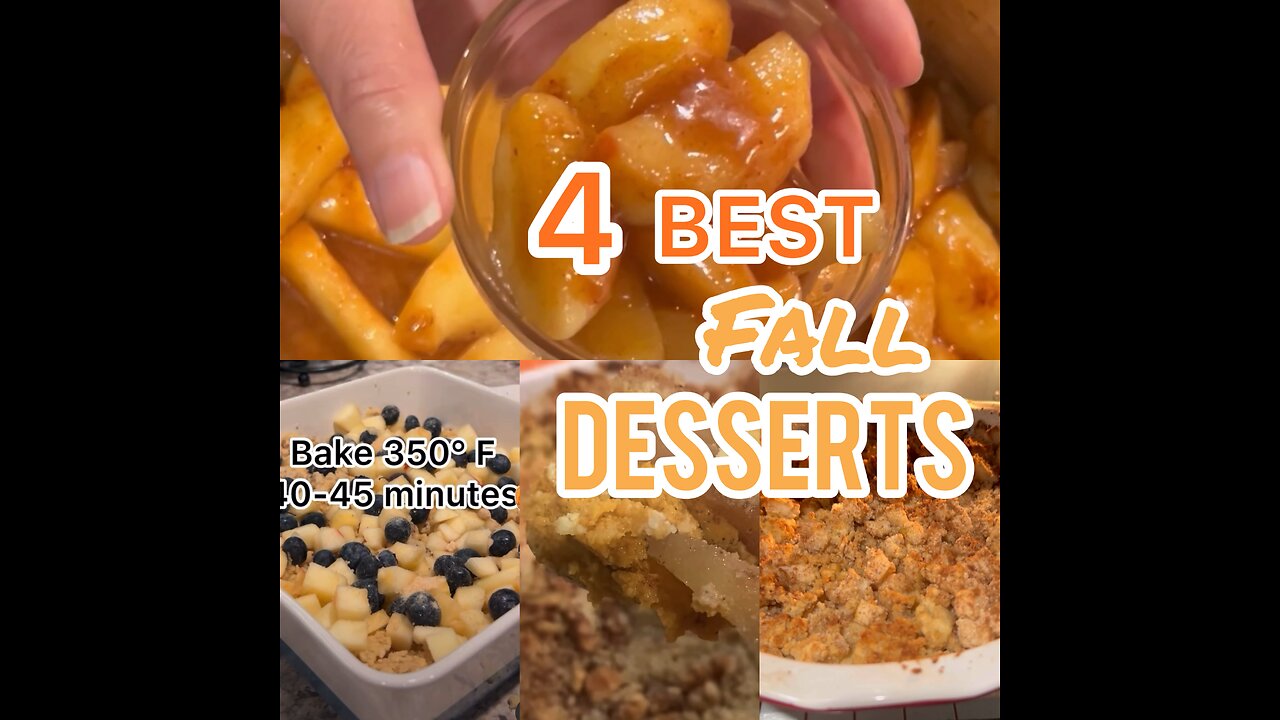 4 fall desserts recipe