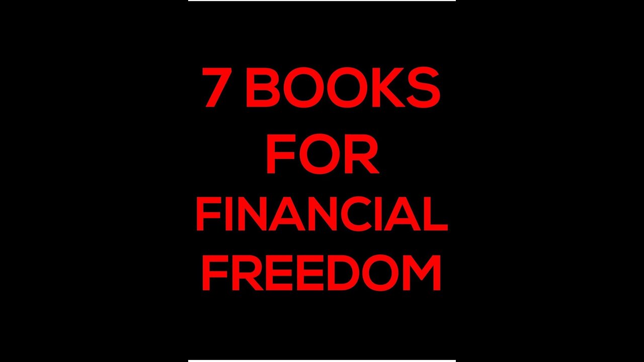 7 Books for financial freedom