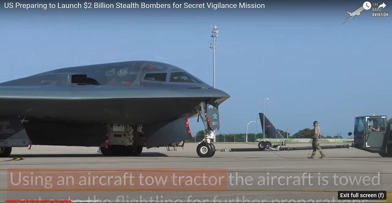 US Preparing to Launch $2 Billion Stealth Bombers for Secret Vigilance Mission