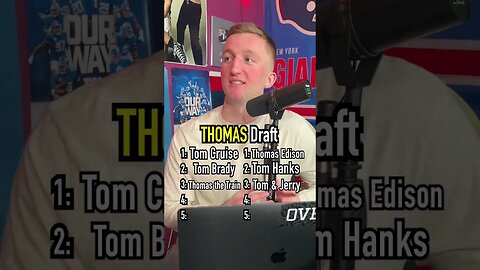 The THOMAS DRAFT!! Which Team Do You Think Wins? #shorts #draft