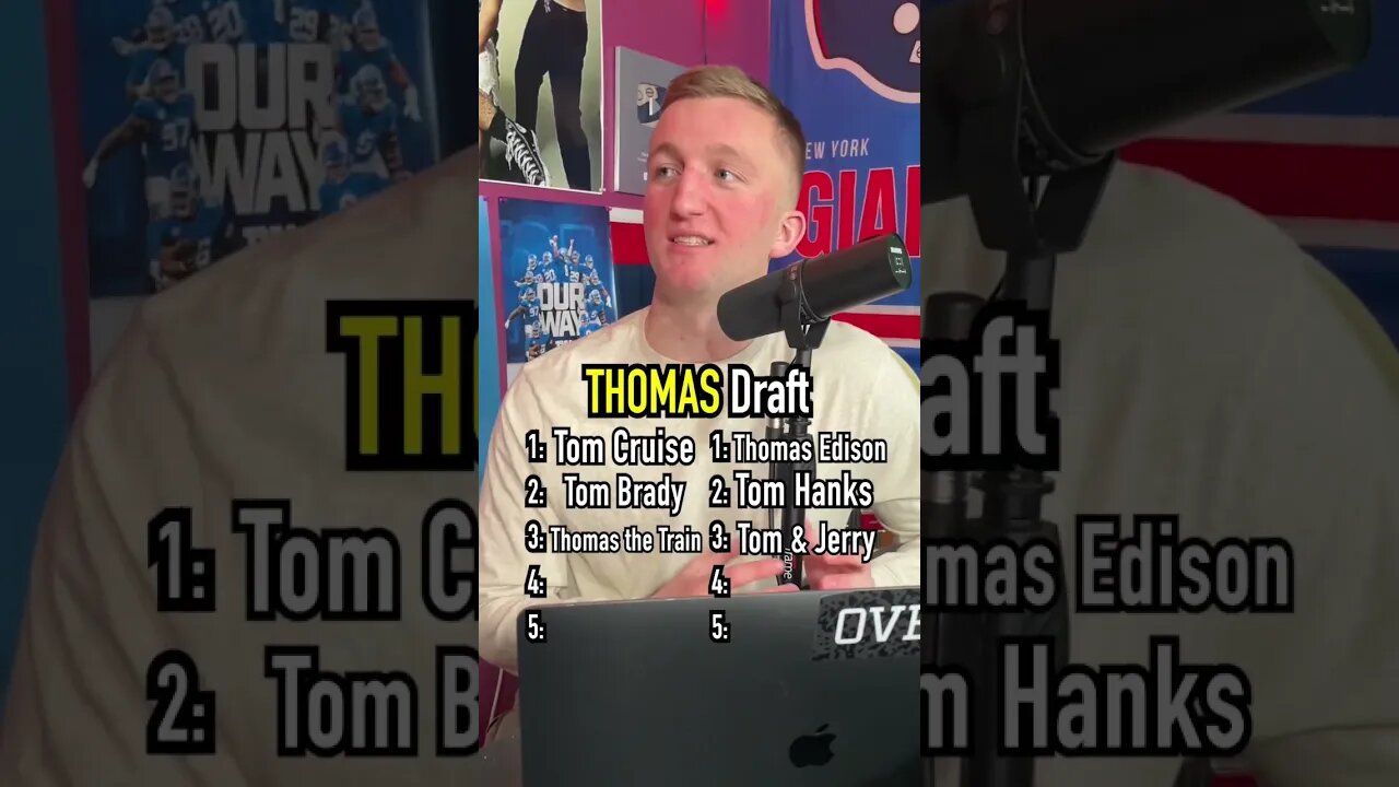 The THOMAS DRAFT!! Which Team Do You Think Wins? #shorts #draft