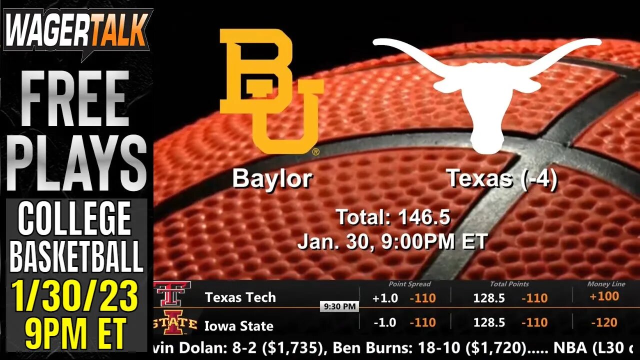 Baylor Bears vs Texas Longhorns College Basketball Predictions, Picks and Odds For January 30th