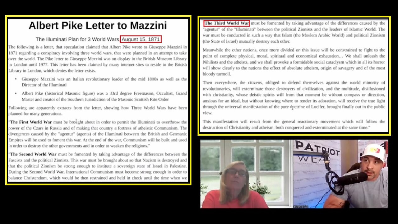 It's PLAYING OUT Before Our Eyes! Albert Pike's 3 World Wars Plan, a 33rd Degree Scottish Freemason
