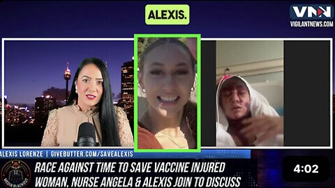 Alexis Lorenze on Her Vaccine Injury: "I'm Trying Not to Cry Right Now"